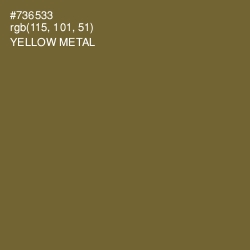 #736533 - Yellow Metal Color Image